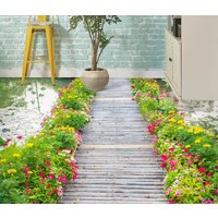 3D Frühling Garten Weg Jj7763Ff Boden Tapete Wandbilder Selbstklebende Abnehmbare Bad Wasserdichtboden Teppich Matte Print Epoxy Küche von ColofulHomeDecors