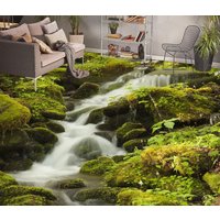 3D Fühlen Das Grün Der Natur Jj7516Ff Boden Tapete Wandmalereien Selbstklebende Abnehmbare Bad Wasserdichtboden Teppich Matte Print Epoxy Küche von ColofulHomeDecors