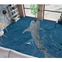 3D Gefährliche Hai J4422Ff Boden Tapete Wandbilder Selbstklebende Abnehmbare Bad Wasserdichtboden Teppich Matte Print Epoxy Küche von ColofulHomeDecors