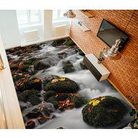 3D Natur Fallen Blätter Jj7922Ff Boden Tapete Wandbilder Selbstklebende Abnehmbare Bad Wasserdichtboden Teppich Matte Print Epoxy Küche von ColofulHomeDecors