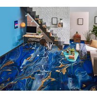 3D Rich Golden Story Jj7300Ff Boden Tapete Wandbilder Selbstklebende Abnehmbare Bad Wasserdichtboden Teppich Matte Print Epoxy Küche von ColofulHomeDecors