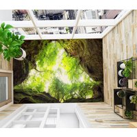 3D Sanfte Grüne Sonnenlicht Jj4198Ff Boden Tapete Wandbilder Selbstklebende Abnehmbare Bad Wasserdichtboden Teppich Matte Print Epoxy Küche von ColofulHomeDecors
