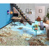 3D Sanfte Selbe Licht Blaues Meer Jj5224Ff Boden Tapete Wandbilder Selbstklebende Abnehmbare Bad Wasserdichtboden Teppich Matte Print Epoxy Küche von ColofulHomeDecors