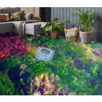 3D Transparent Quallen Jj7605Ff Boden Tapete Murals Selbstklebende Abnehmbare Bad Wasserdichtboden Teppich Matte Print Epoxy Küche von ColofulHomeDecors