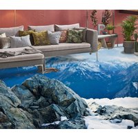 3D Über Dem Schnee Berg Jj4751Ff Boden Tapete Wandmalereien Selbstklebende Abnehmbare Bad Wasserdichtboden Teppich Matte Print Epoxy Küche von ColofulHomeDecors