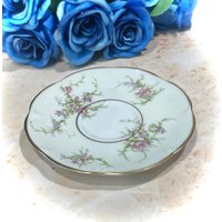 Theodore Haviland New York Rosalinde Untertasse Muster Gelb Creme Rosa Farben Frankreich Made Pretty Pompadour Rare | 0185 von ColonialHouseFinery