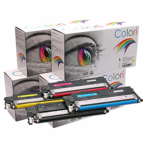 Colori Set 4X Alternativ Toner für Samsung SU365A P404C K404S C404S M404S Y404S für Samsung Xpress C430 C430w C480 C480fn C480fw C480w von Colori