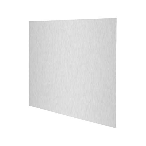 Compactor Spritzschutz und Memoboard Silber 50 x 0.2 x H.60 cm von Compactor