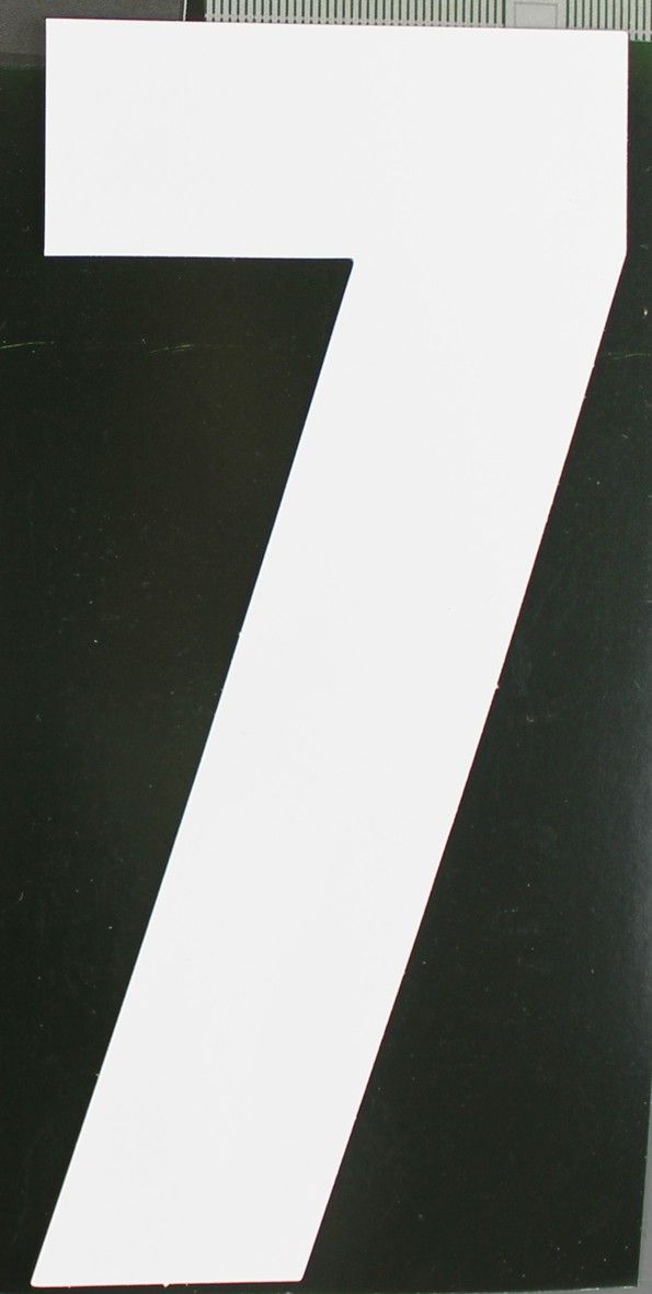 Conacord Reflektierende Klebezahl 7 weiß 170 mm 7 von Conacord