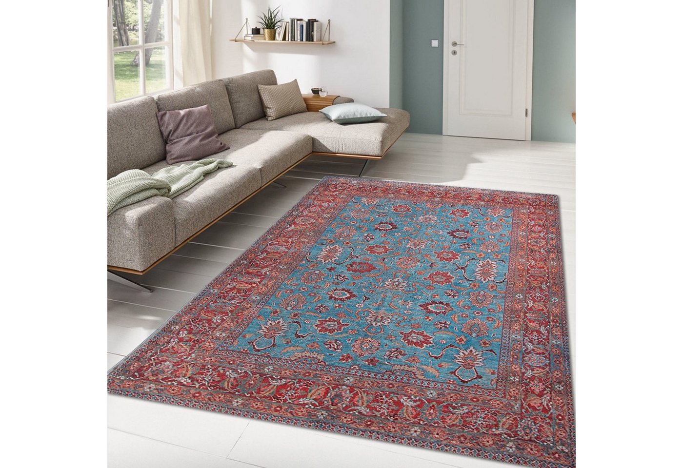 Teppich Blues Chenille RTP, Bunt, 150 x 230 cm, 100% POLYESTER, Conceptum Hypnose von Conceptum Hypnose