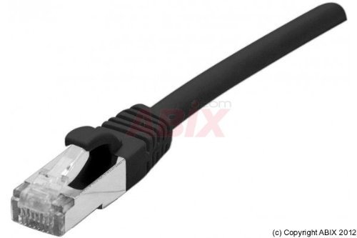 Connect 0,15 m Kupfer RJ45 Cat. 6 a F/UTP LSZH, snagless, Patch Cord – Schwarz von Connect