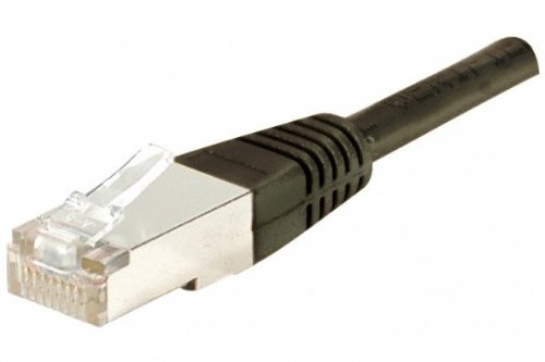CONNECT 0,30 m Kupfer RJ45 Cat. 5e F/UTP Patch Cord – Schwarz von CONNECT
