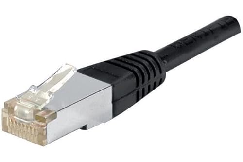 CONNECT 0,30 m Kupfer RJ45 Cat. 6 a F/UTP Patch Cord – Schwarz von Connect