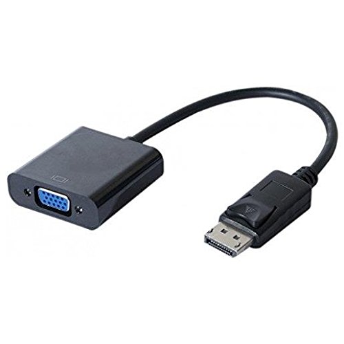 CONNECT 15 cm DisplayPort 1.2 auf VGA Adapter Schnur – Schwarz von Exertis Connect