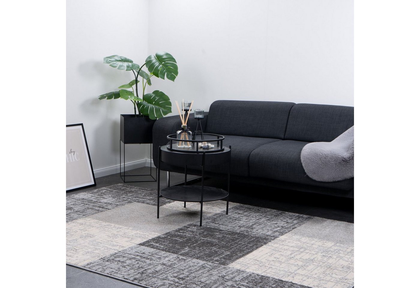 Designteppich MILANO Teppich Wohnzimmerteppich modische abstrakte Muster, Consilio Concept von Consilio Concept