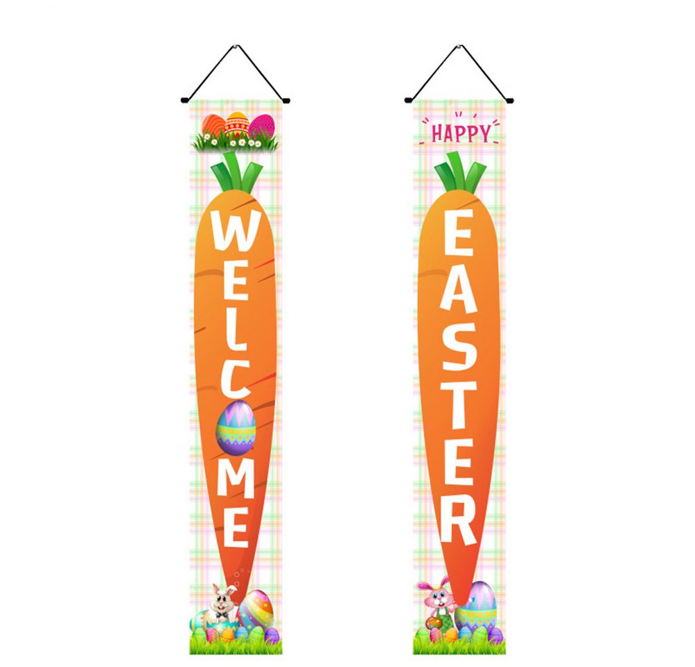 Coonoor Dekostern Frohe Ostern Couplet Türvorhang Hängen Banner Für Haustür, Ostergeschenke für Familie oder Freunde Coonoor Dekostern Frohe Ostern Couplet Türvorhang Hängen Banner Für Haustür, Ostergeschenke für Familie oder Freunde von Coonoor