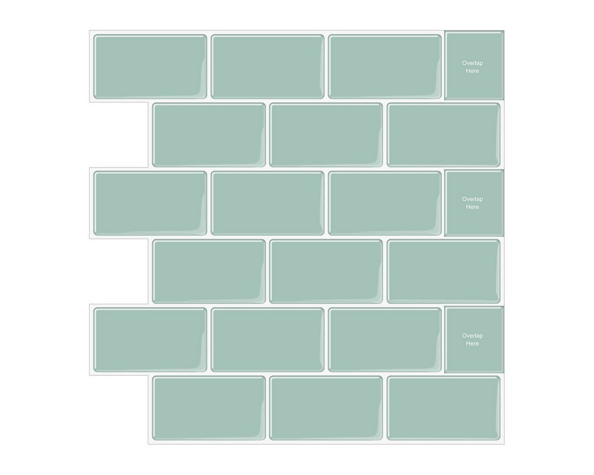 Coonoor Küchenrückwand selbstklebend Spritzschutz Küche Wandpaneele 30 x 30cm Coonoor Küchenrückwand selbstklebend Spritzschutz Küche Wandpaneele 30 x 30cm von Coonoor