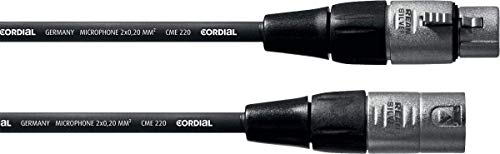 CORDIAL XLR-Mikrofonkabel 1 m von CORDIAL