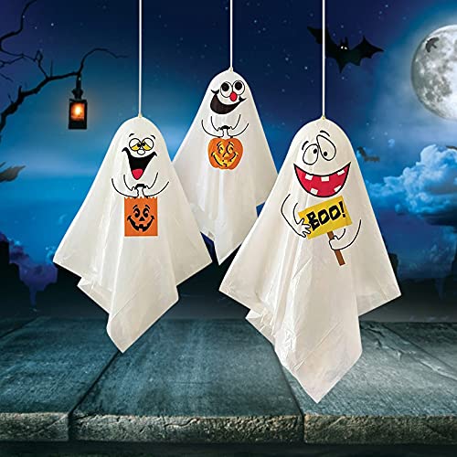 Halloween Deko Outdoor Halloween Kuchen Hängekarte Mini Dekoration Dekoration & Aufhänger (White, One Size) von Corlidea