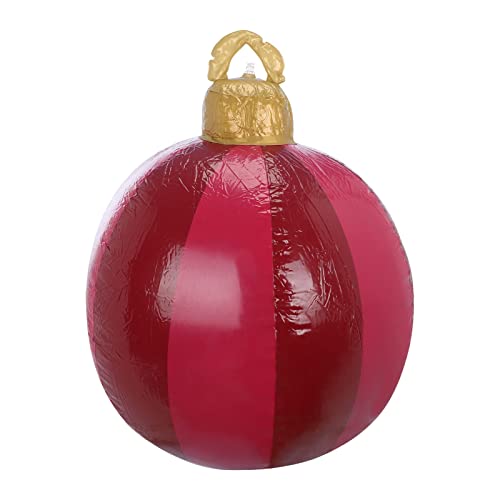 Weihnachtsdeko Aussen Outdoor Atmosphäre PVC Aufblasbare Spielzeuge für Zuhause Weihnachten Festliche Geschenkkugeln Weihnachten Stoff Obst (A One Size) von Corlidea