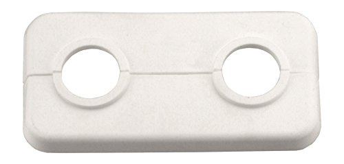 Cornat Doppel-Klapprosette, 15 mm, weiß, 2 Stück, T384000 von Cornat