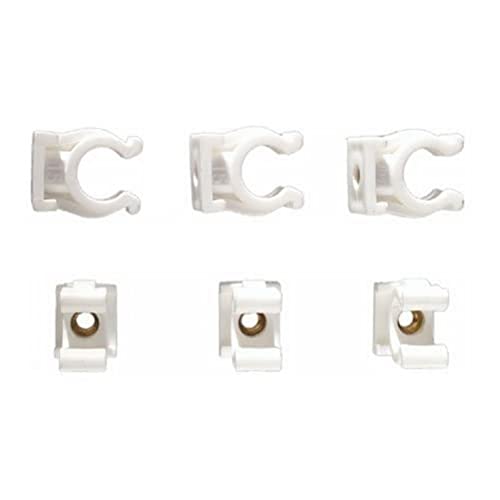 Cornat TP560203 Rohr-Clips einfach für 15 mm, 25 Stück von Cornat