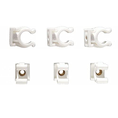 Cornat TP560405 Rohr-Clips einfach für 22 mm, 25 Stück von Cornat