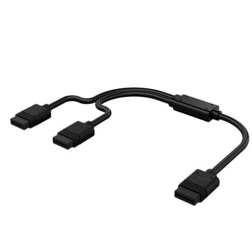 CORSAIR iCUE LINK Y-Kabel - 600mm Gerade - Schwarz von Corsair