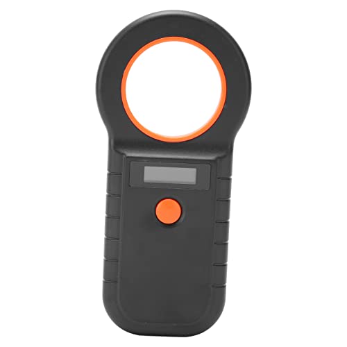 Cosiki Tier-Chip-Scanner, Handheld 134,2 kHz 125 kHz EMID FDX B Haustier-Mikrochip-Scanner Wireless 2,4 G für den Außenbereich (Schwarz) von Cosiki