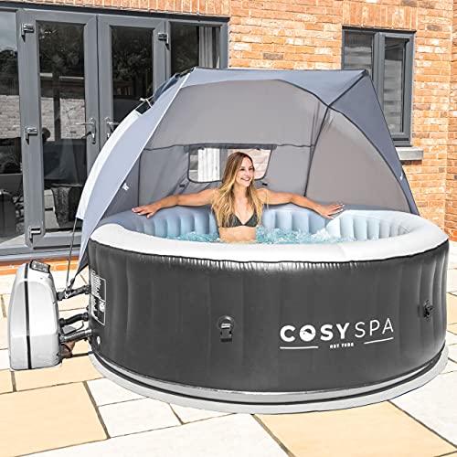 CosySpa Whirlpool Überdachung - Whirlpool Sonnenschutzdach | Whirlpool Zubehör | Whirlpool Garten Zubehöre | Outdoor Whirlpool Dach von CosySpa