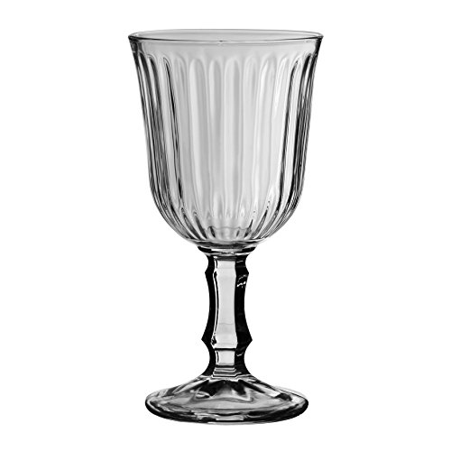 Côté Table Seite Tisch 5965 Belém Weinglas mit Fuß Silber 18 cl 7,5 x 7,5 x 14,5 cm (6 Stück) von Libbey