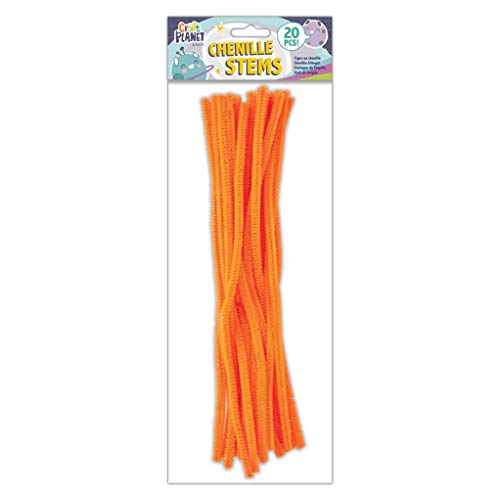 Craft Planet CPT 660006 Chenille-Stiel, Orange, Einheitsgröße von Craft Planet