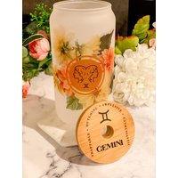 18Oz Milchiges Bierdoseglas/ Milchglas/ Sternzeichen Glas/Sublimiertes Bierdosenglas von Craftsbymayaaz