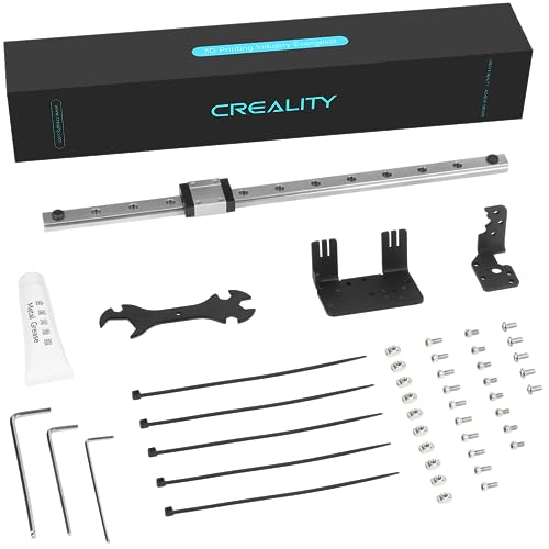 Creality Offiziell Ender 3 Linear Rail Kit Ender 3 X-Achse MGN12C 320mm Fix Plate Mount Halterung Unterstützung Sprite Pro Kit,Für Creality Ender 3 Pro Ender 3 V2 3D Drucker von Creality