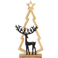 Creativ deco Dekobaum "Weihnachtsdeko", Tannenbaum aus hochwertigem Mangoholz von Creativ Deco