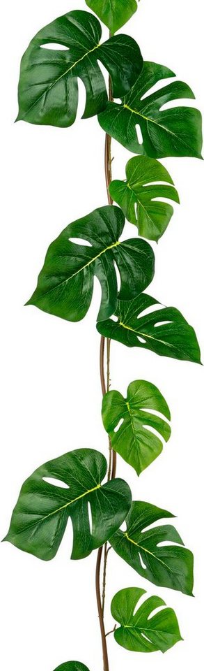 Kunstgirlande Split-Philodendron-Girlande Grünpflanze, Creativ green von Creativ Green