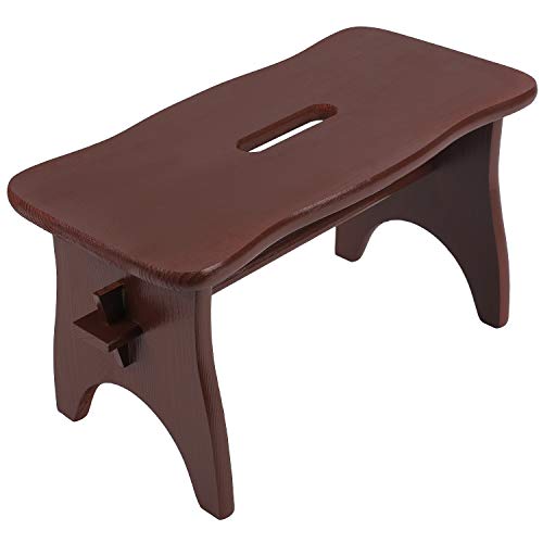Creative Deco Braune Fußbank Holz Hocker | 38 x 19 x 21 cm | Tritthocker Blumenhocker Toilettenhocker Holzbank Schemel Kinderhocher Fußhocker | Braun Fußauflagen Stuhl Kiefernholz Creative Deco Braune Fußbank Holz Hocker | 38 x 19 x 21 cm | Tritthocker Blumenhocker Toilettenhocker Holzbank Schemel Kinderhocher Fußhocker | Braun Fußauflagen Stuhl Kiefernholz von Creative Deco