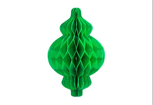 Creativery 1 Wabenball Figur Laterne 25cm (grün 580) // Honeycomb Hängedeko Raumdeko Geburtstag Party Feier von Creativery