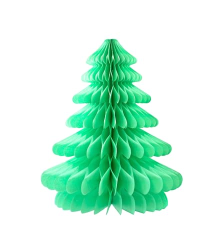 Papier Baum 26cm (mintgrün/Mint 513) // Wabenball Wabenbaum Honeycomb Figur Deko Papier Weihnachtsbaum Christbaum von Creativery