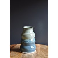 Handgemachte Vase, Blau/Grün von CreektreeClay