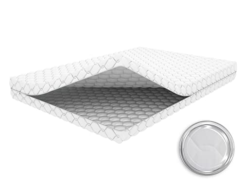 Crownmiller Microfaser Matratzenersatzbezug, Matratzenbezug 200x200 cm für Matratzen von 15 bis 20 cm, 60°C waschbar, 4-seitiger Reißverschluss von Crownmiller