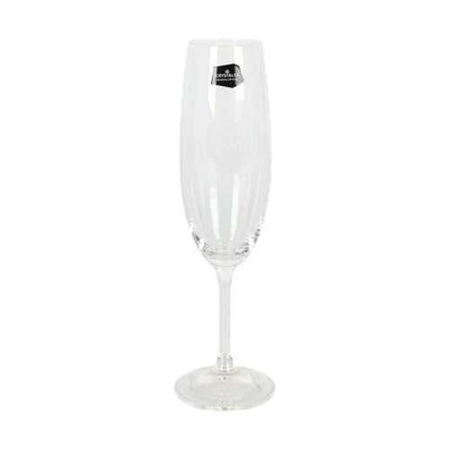 Crystalex Lara Champagnergläser Set 220 ml Glas (6 Stück) (4 Stück) von Crystalex