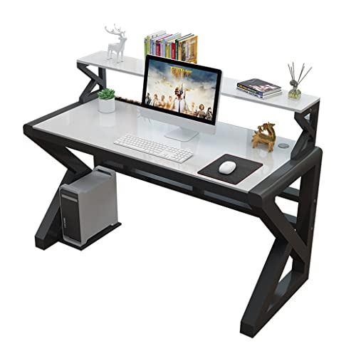 CuNtoHHH Computertisch mit großem Monitorständer, Home-Office-Schreibtisch, extragroße Moderne Ergonomie, Kabelmanagement, Gaming-Computertisch für das Home-Office, CL 120 cm von CuNtoHHH