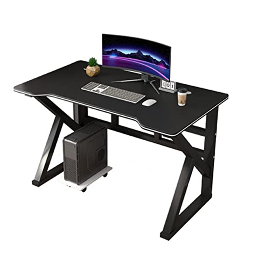 CuNtoHHH Gaming-Schreibtisch, PC-Computertisch, PC-Laptoptisch für große Räume, Workstation-PC-Schreibtisch für das Home-Office mit CPU-Ständer, L 140 cm von CuNtoHHH