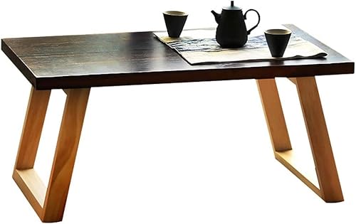 CuNtoHHH Skandinavischer Schreibtisch, niedriger Tisch, Stabiler, kompakter Laptop-Schreibtisch, Betttisch, Frühstückstisch, Tisch im reinen japanischen Stil, Innen-Couchtisch, Bettsofa von CuNtoHHH