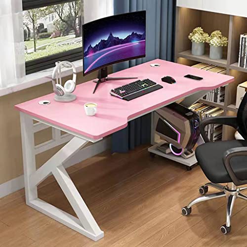 Gaming-Schreibtisch, I Shaped The Desk, Stabiler Home-Office-PC-Laptop-Arbeitsplatz, Gaming-Computertisch, Arbeitstisch, Arbeitsstation, PC-Schreibtisch für das Home-Office mit CPU-Ständer, von CuNtoHHH