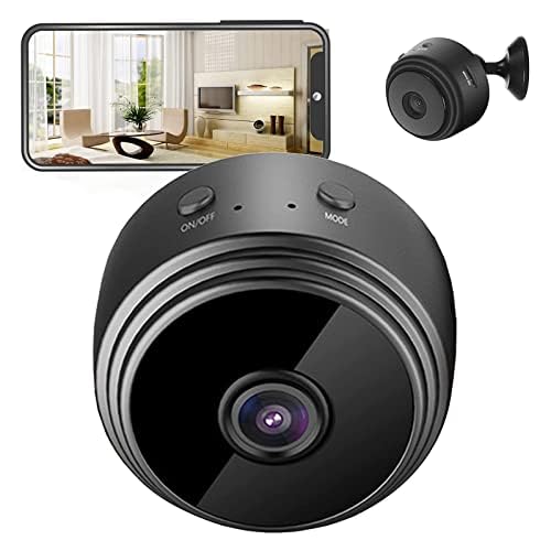 Überwachungskamera für Den Innenbereich, Kamera, 1080P HD-WLAN-Kamera, Babyphone mit Infrarot-Nachtaufnahme, Bewegungssensor und 150 ° Weitwinkel, Kompakte Größe, von Cuifati