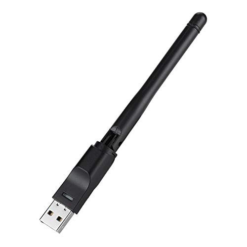 Yoidesu USB-WLAN-Adapter, 300-Mbit/s-WLAN-Adapter, USB-WLAN-Dongle-Adapter mit großer Reichweite und 2-dB-WLAN-Antenne Für Windows Vista/XP / 2000/7/8/10 / Linux/MAC OS von Cuifati