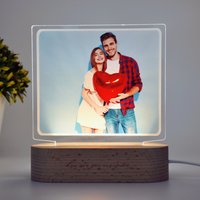Personalisierte Foto Lampe, Personalisierte Bild Lampe, Fotogravur, Benutzerdefinierte Lampe Nachtlicht, Hochzeitsgeschenk, Muttertagsgeschenk von CustomlampGifts