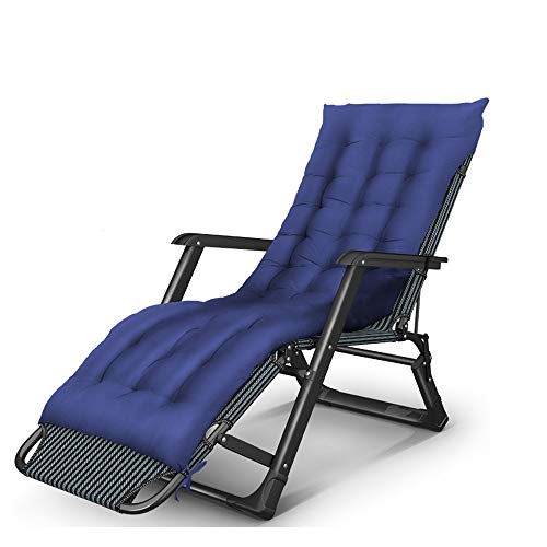DANBOOL Klappbare Chaiselongue Siesta einfacher Siesta-Stuhl Home Office Rückenlehne Sandstrand Tragbarer Freizeitstuhl Klappbar von DANBOOL